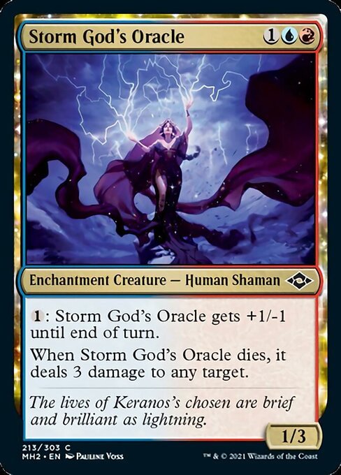 Storm God's Oracle (Modern Horizons 2) Near Mint - Nick Nack's Full Frontal Attack