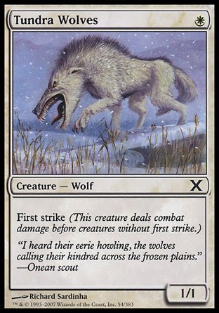 Tundra Wolves (10th Edition) Light Play - Nick Nack's Full Frontal Attack