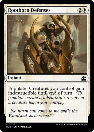 Rootborn Defenses (Ravnica Remastered) Near Mint - Nick Nack's Full Frontal Attack