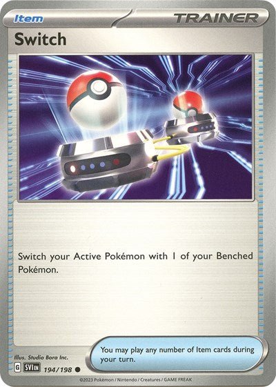 Switch (Scarlet and Violet: Base Set) Near Mint - Nick Nack's Full Frontal Attack