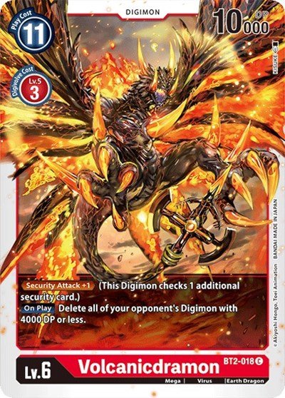 Volcanicdramon (Release Special Booster) Near Mint - Nick Nack's Full Frontal Attack