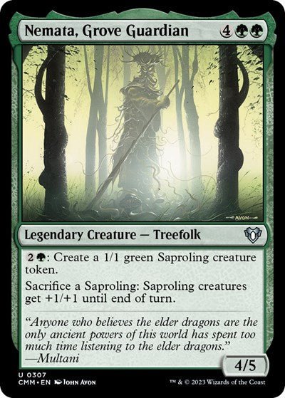 Nemata, Grove Guardian (Commander Masters) Near Mint - Nick Nack's Full Frontal Attack