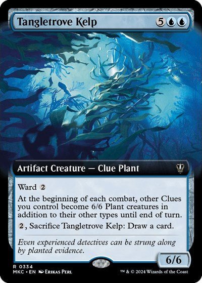 Tangletrove Kelp (Extended Art) (Commander: Murders at Karlov Manor) Near Mint - Nick Nack's Full Frontal Attack