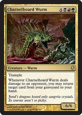 Charnelhoard Wurm (Commander 2013 Edition) Near Mint - Nick Nack's Full Frontal Attack