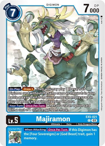 Majiramon (Animal Colosseum) Near Mint - Nick Nack's Full Frontal Attack