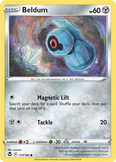 Beldum (SWSH12: Silver Tempest) Near Mint - Nick Nack's Full Frontal Attack
