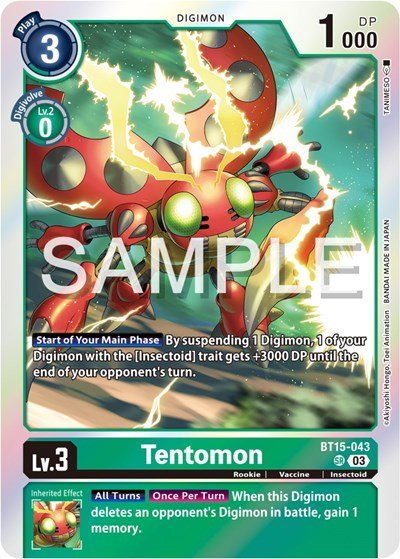 Tentomon (Exceed Apocalypse) Near Mint Foil - Nick Nack's Full Frontal Attack