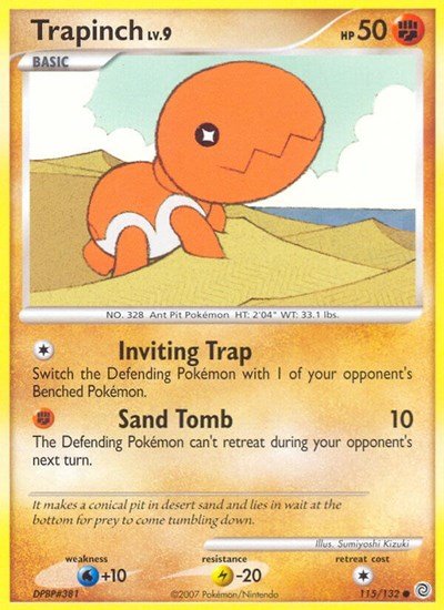 Trapinch (Secret Wonders) Heavy Play - Nick Nack's Full Frontal Attack