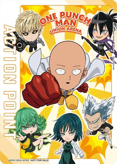 Action Point Card (AP02) (One Punch Man) (Union Arena Promotion Cards) Near Mint - Nick Nack's Full Frontal Attack