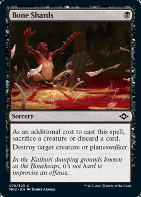 Bone Shards (Modern Horizons 2) Light Play Foil - Nick Nack's Full Frontal Attack