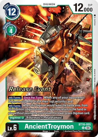 AncientTroymon (Release Special Booster 2.0 Pre-Release Cards) Near Mint Foil