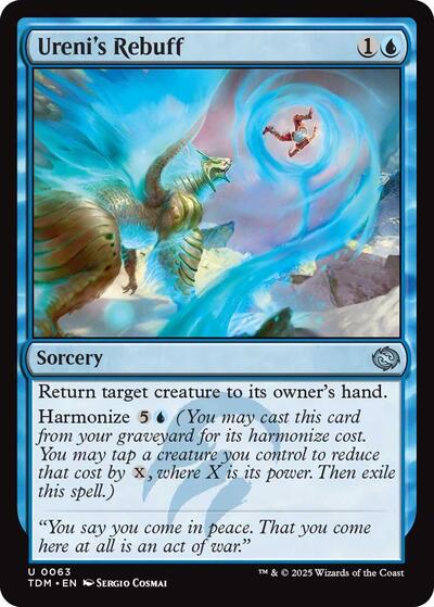 Ureni's Rebuff (Tarkir: Dragonstorm) Near Mint - Nick Nack's Full Frontal Attack