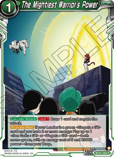 The Mightiest Warrior's Power (Impact Beyond Dimensions) Near Mint Foil - Nick Nack's Full Frontal Attack