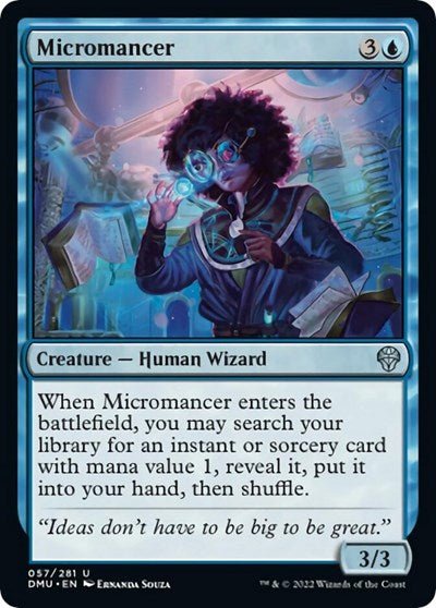 Micromancer (Dominaria United) Near Mint - Nick Nack's Full Frontal Attack