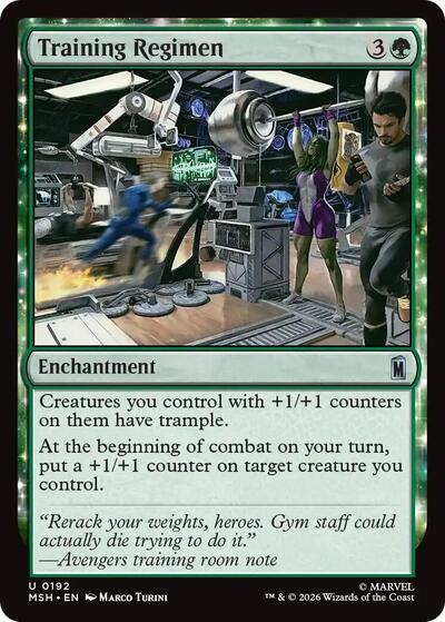 Training Regimen (Marvel Super Heroes) Near Mint - Nick Nack's Full Frontal Attack