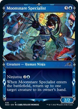 Moonsnare Specialist (Showcase) (Kamigawa: Neon Dynasty) Near Mint - Nick Nack's Full Frontal Attack
