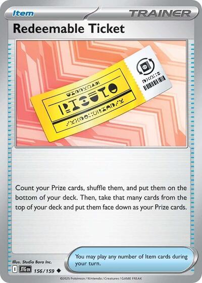 Redeemable Ticket (SV09: Journey Together) Near Mint - Nick Nack's Full Frontal Attack