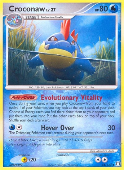 Croconaw (Mysterious Treasures) Light Play