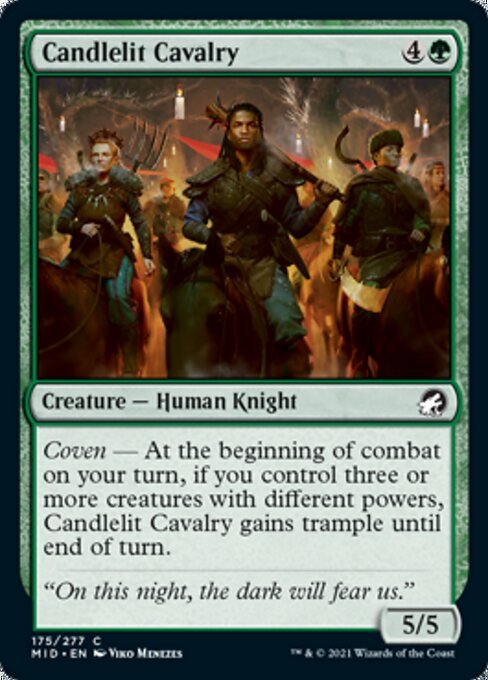 Candlelit Cavalry (Innistrad: Midnight Hunt) Near Mint - Nick Nack's Full Frontal Attack