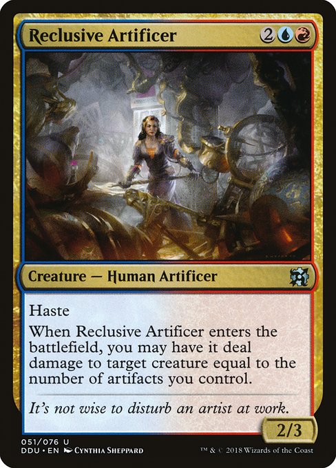 Reclusive Artificer (Duel Decks: Elves vs Inventors) Near Mint