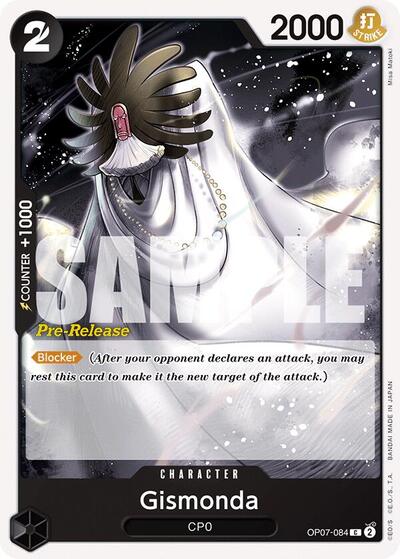 Gismonda (500 Years in the Future Pre - Release Cards) Near Mint - Nick Nack's Full Frontal Attack