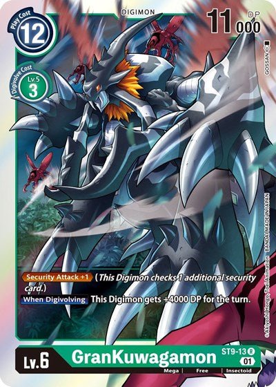 GranKuwagamon (Starter Deck 09: Ultimate Ancient Dragon) Near Mint Foil - Nick Nack's Full Frontal Attack
