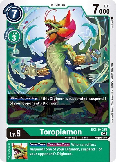 Toropiamon (Draconic Roar) Near Mint - Nick Nack's Full Frontal Attack