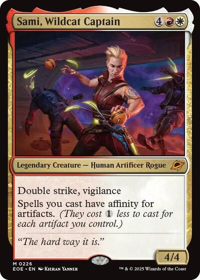 Sami, Wildcat Captain (Edge of Eternities) Near Mint Foil - Nick Nack's Full Frontal Attack