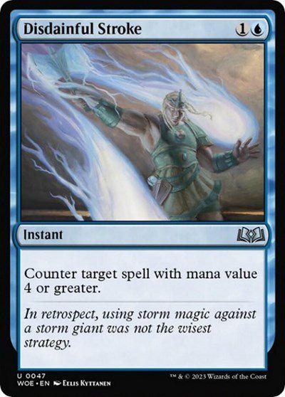 Disdainful Stroke (Wilds of Eldraine) Near Mint - Nick Nack's Full Frontal Attack