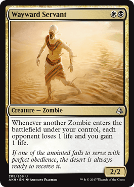 Wayward Servant (Amonkhet) Near Mint - Nick Nack's Full Frontal Attack
