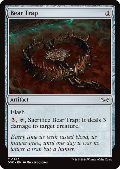 Bear Trap (Duskmourn: House of Horror) Near Mint - Nick Nack's Full Frontal Attack