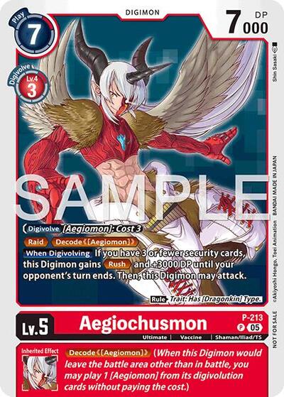 Aegiochusmon (Official Store Tournament 2026 Vol. 1) (Digimon Promotion Cards) Near Mint