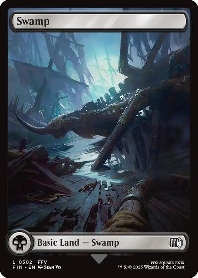 Swamp (0302) (Universes Beyond: FINAL FANTASY) Near Mint Foil - Nick Nack's Full Frontal Attack