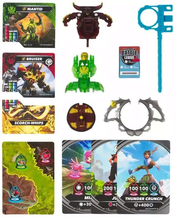 Bakugan Street Brawl 2-Pack: Mantid & Bruiser