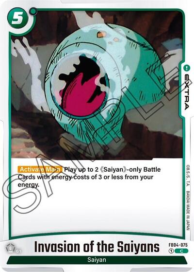 Invasion of the Saiyans (Ultra Limit) Near Mint