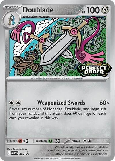 Doublade - 067 (ME: Mega Evolution Promo) Near Mint - Nick Nack's Full Frontal Attack