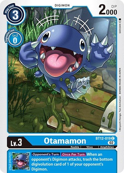 Otamamon (Across Time) Near Mint - Nick Nack's Full Frontal Attack