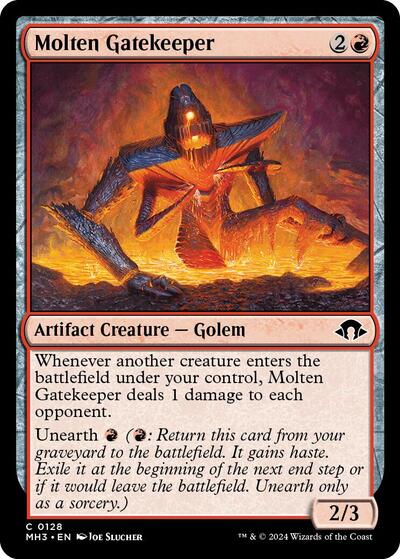 Molten Gatekeeper (Modern Horizons 3) Near Mint - Nick Nack's Full Frontal Attack
