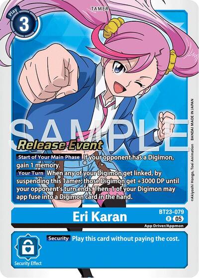 Eri Karan (Hackers' Slumber Release Event Cards) Near Mint Foil