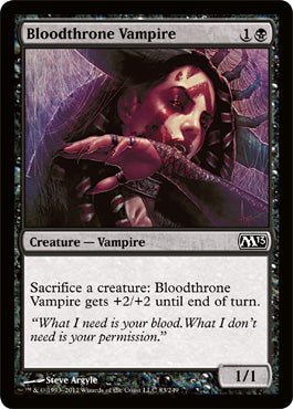 Bloodthrone Vampire (Magic 2013 Core Set) Light Play