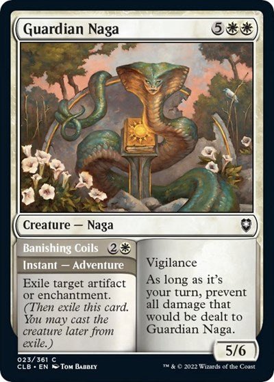 Guardian Naga (Commander Legends: Battle for Baldur's Gate) Near Mint - Nick Nack's Full Frontal Attack
