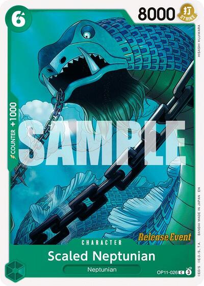 Scaled Neptunian (A Fist of Divine Speed Release Event Cards) Near Mint - Nick Nack's Full Frontal Attack