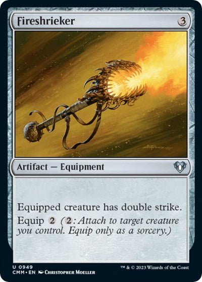 Fireshrieker (Commander Masters) Near Mint - Nick Nack's Full Frontal Attack