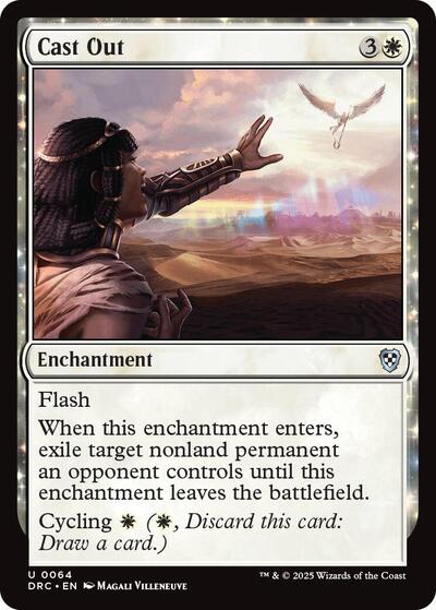 Cast Out (Commander: Aetherdrift) Near Mint - Nick Nack's Full Frontal Attack