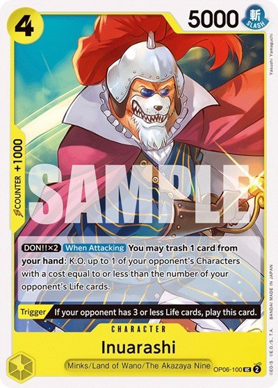 Inuarashi (Wings of the Captain) Near Mint - Nick Nack's Full Frontal Attack