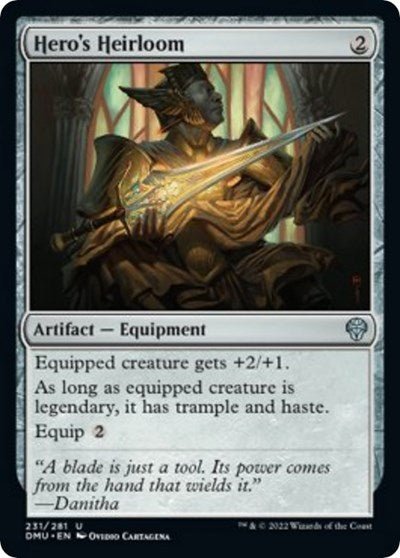 Hero's Heirloom (Dominaria United) Near Mint - Nick Nack's Full Frontal Attack