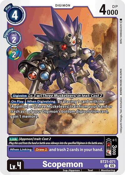 Scopemon (World Convergence) Near Mint - Nick Nack's Full Frontal Attack