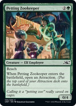 Petting Zookeeper (Unfinity) Near Mint - Nick Nack's Full Frontal Attack