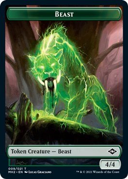 Beast Token (Modern Horizons 2) Near Mint - Nick Nack's Full Frontal Attack