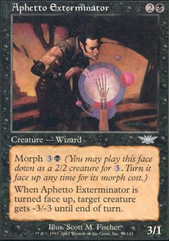 Aphetto Exterminator (Legions) Light Play Foil - Nick Nack's Full Frontal Attack